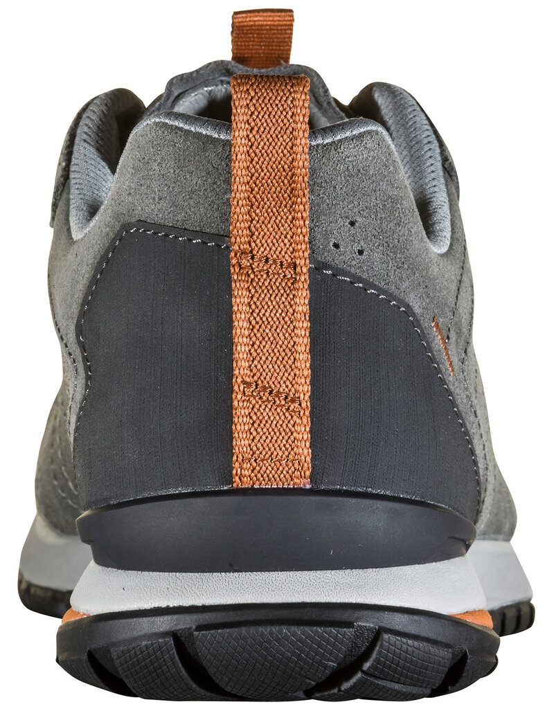 OBOZ MEN'S BOZEMAN LOW LEATHER WIDE-CHARCOAL