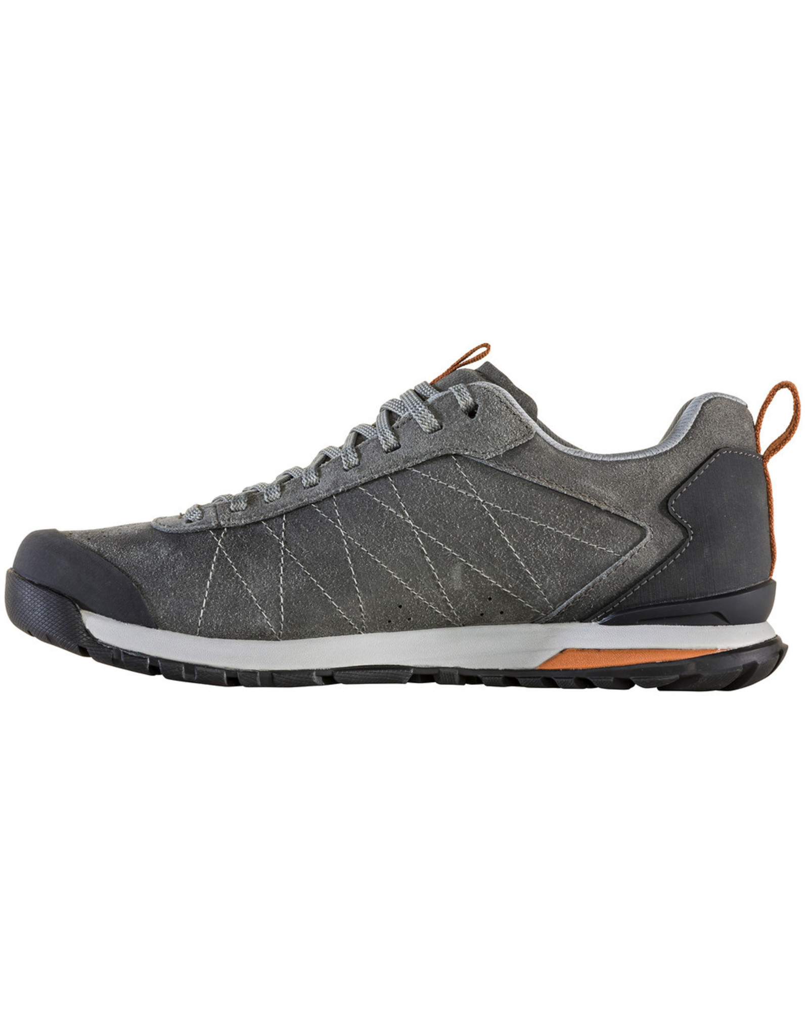 OBOZ MEN'S BOZEMAN LOW LEATHER-CHARCOAL