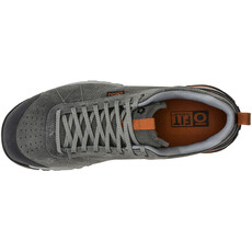 OBOZ MEN'S BOZEMAN LOW LEATHER-CHARCOAL