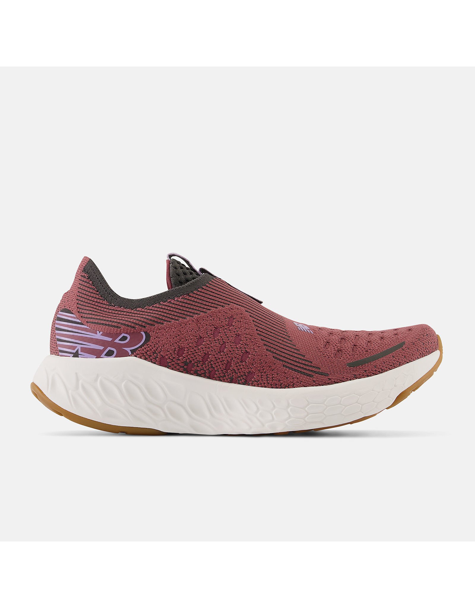 NEW BALANCE WOMEN'S 1080 UNLACED-WASHED BURGUNDY/BLACKTOP