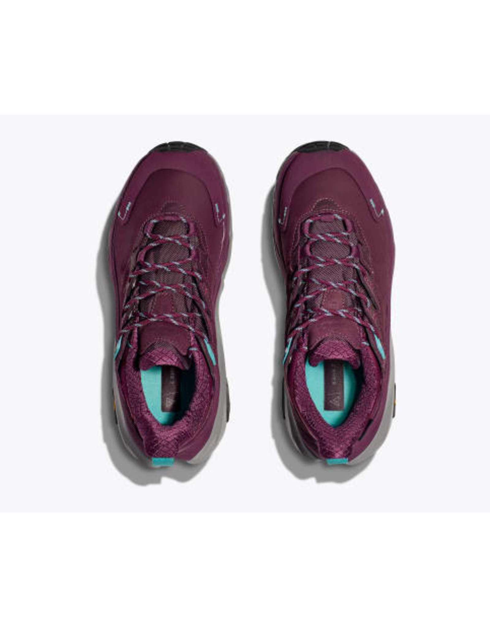 HOKA ONE ONE WOMEN'S KAHA 2 LOW GTX-GRAPE WINE/COASTAL SHADE