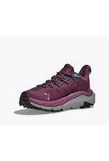 HOKA ONE ONE WOMEN'S KAHA 2 LOW GTX-GRAPE WINE/COASTAL SHADE