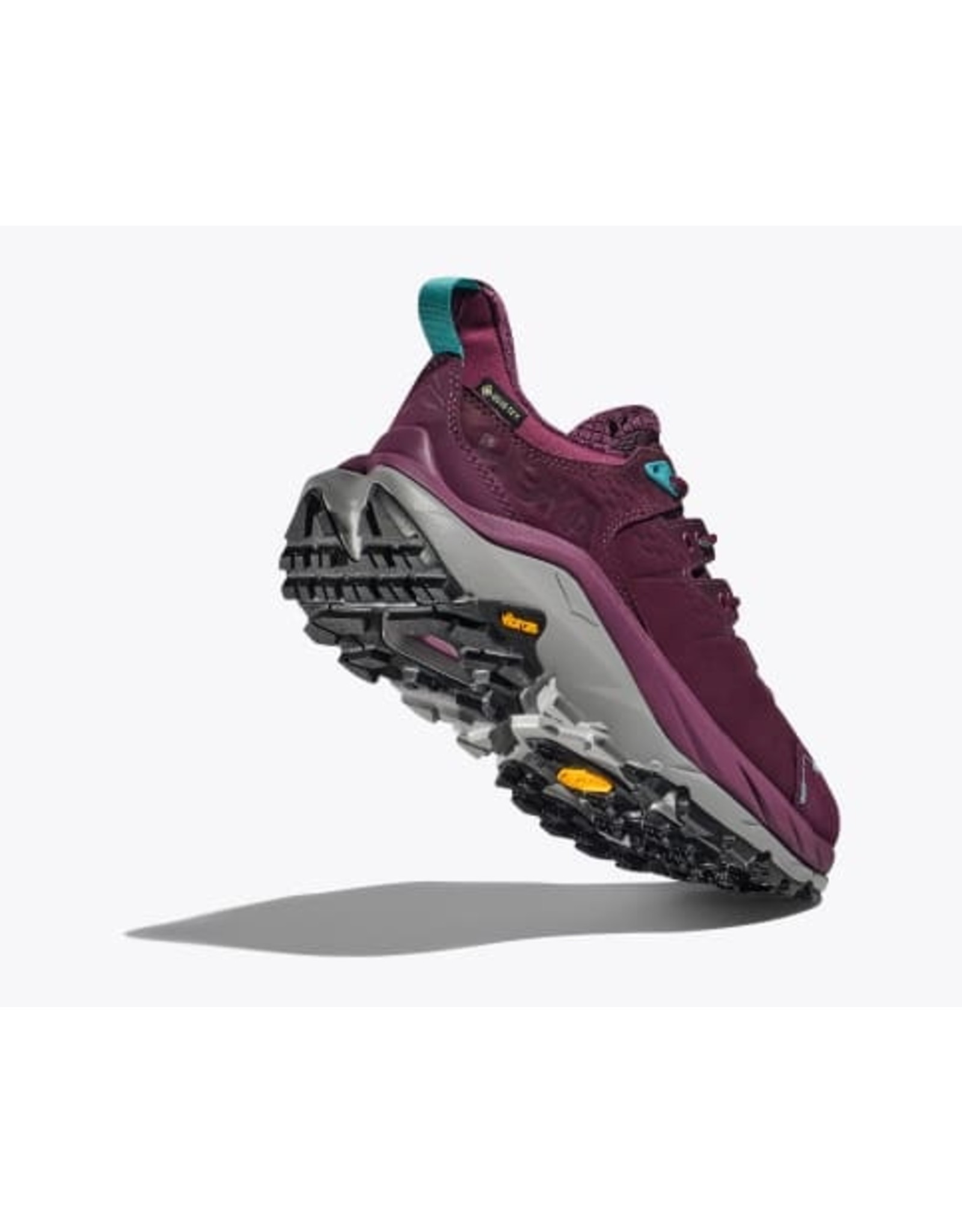 HOKA ONE ONE WOMEN'S KAHA 2 LOW GTX-GRAPE WINE/COASTAL SHADE