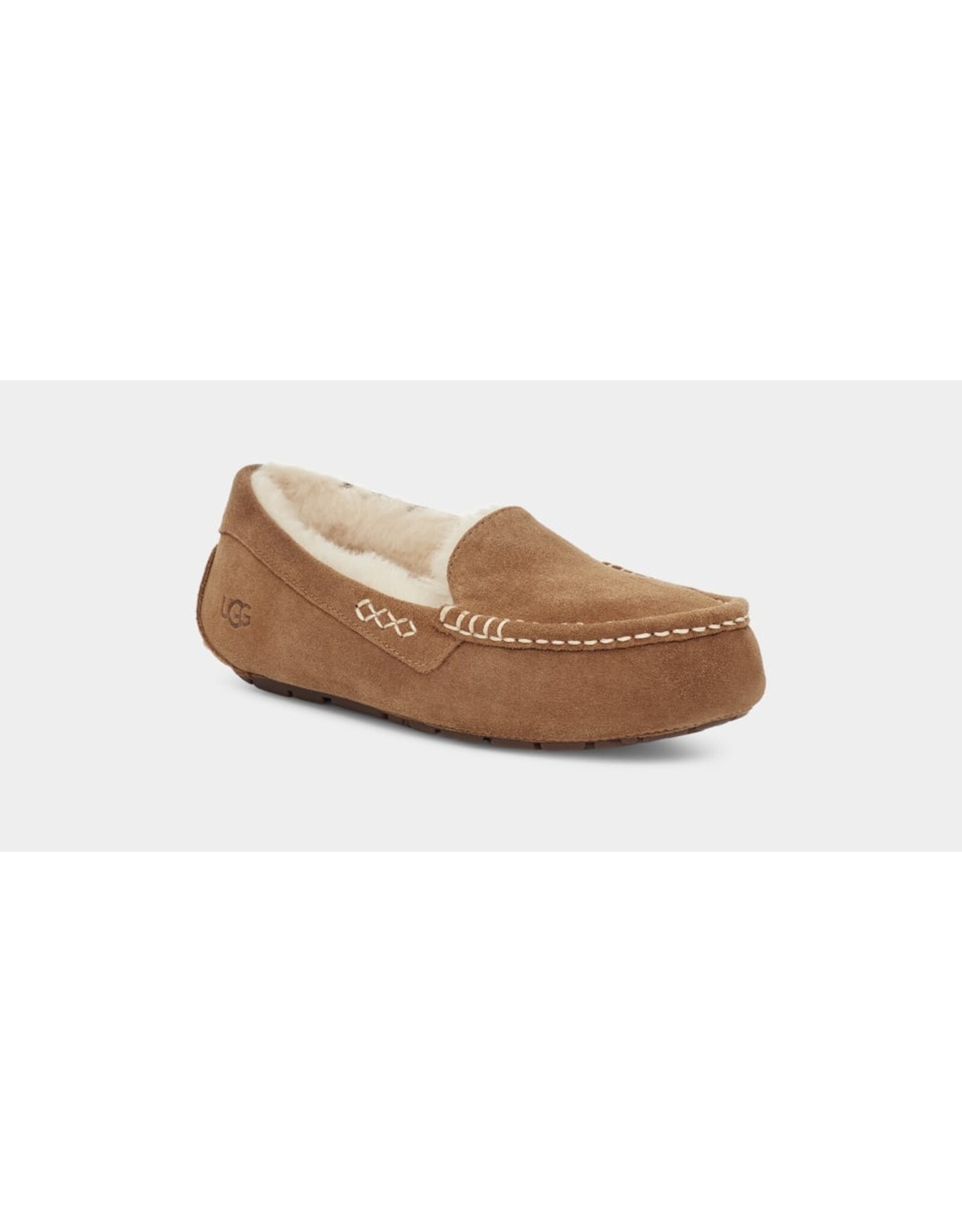 UGG WOMEN'S ANSLEY SLIPPER-CHESTNUT