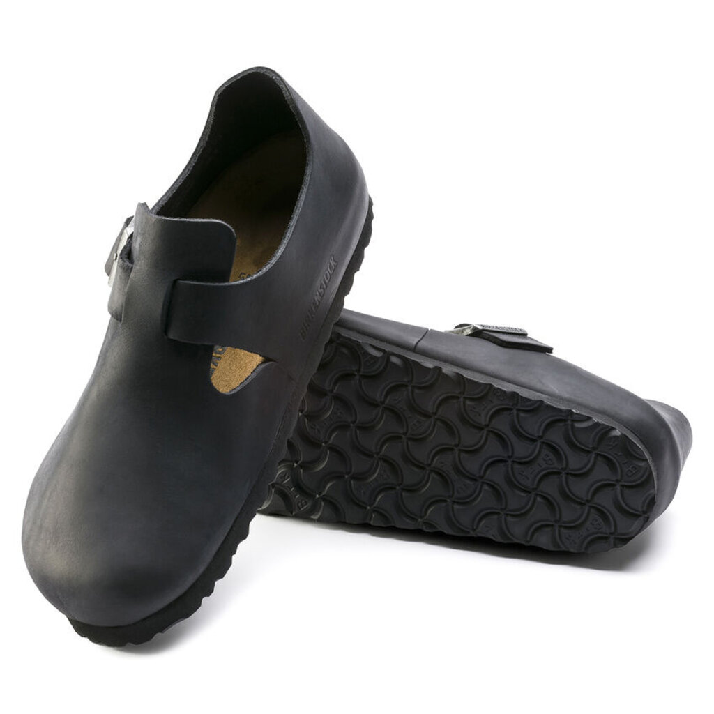 BIRKENSTOCK LONDON-BLACK OILED