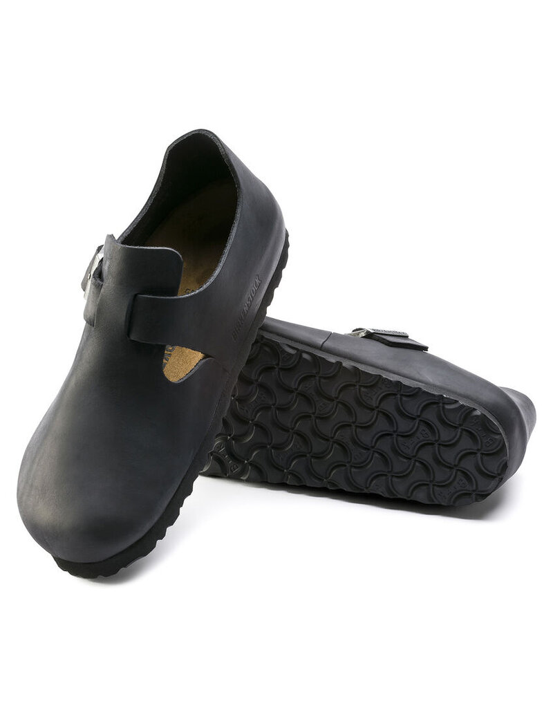 BIRKENSTOCK LONDON-BLACK OILED