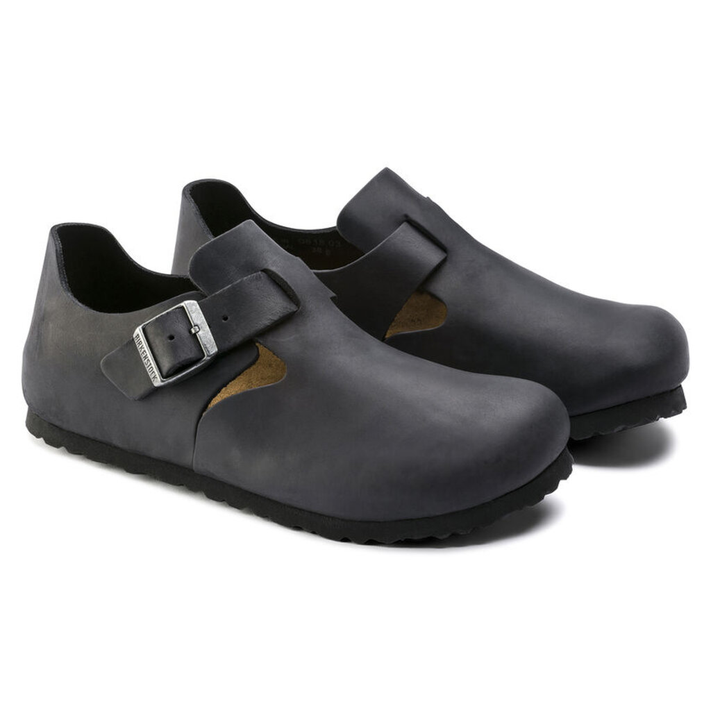BIRKENSTOCK LONDON-BLACK OILED