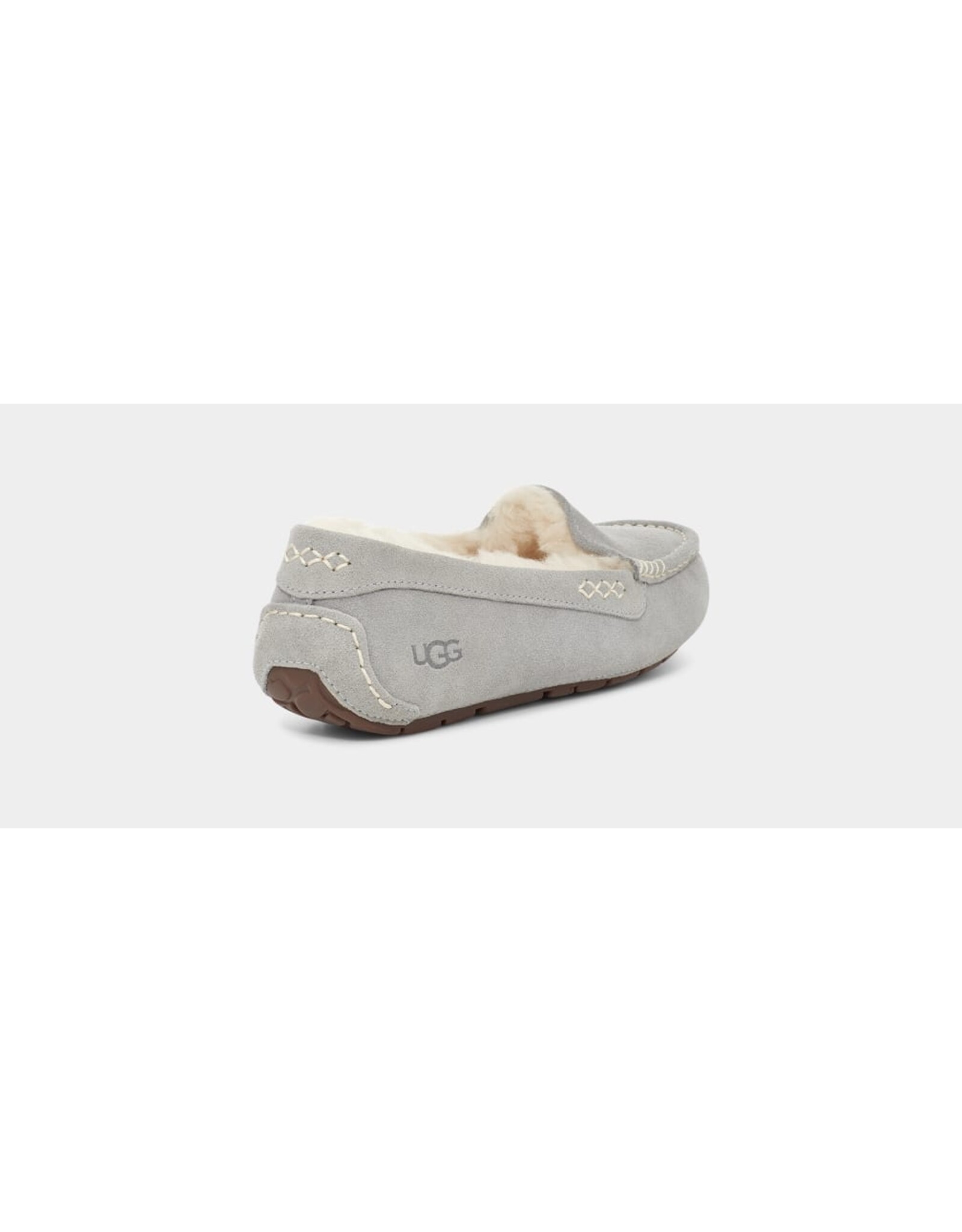 UGG WOMEN'S ANSLEY SLIPPER-LIGHT GREY