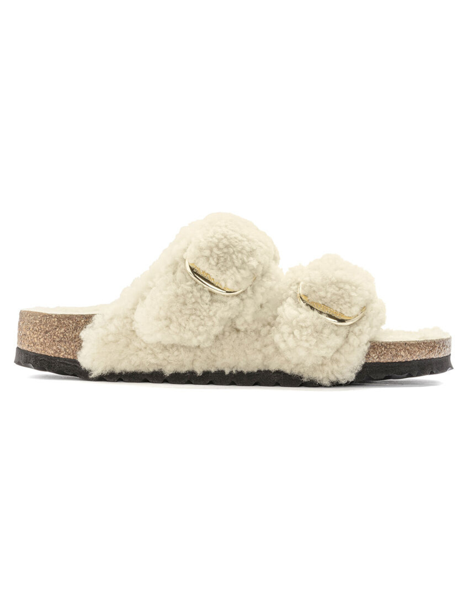 ARIZONA BIG BUCKLE SHEARLING-TEDDY EGGSHELL - Bend Shoe Co