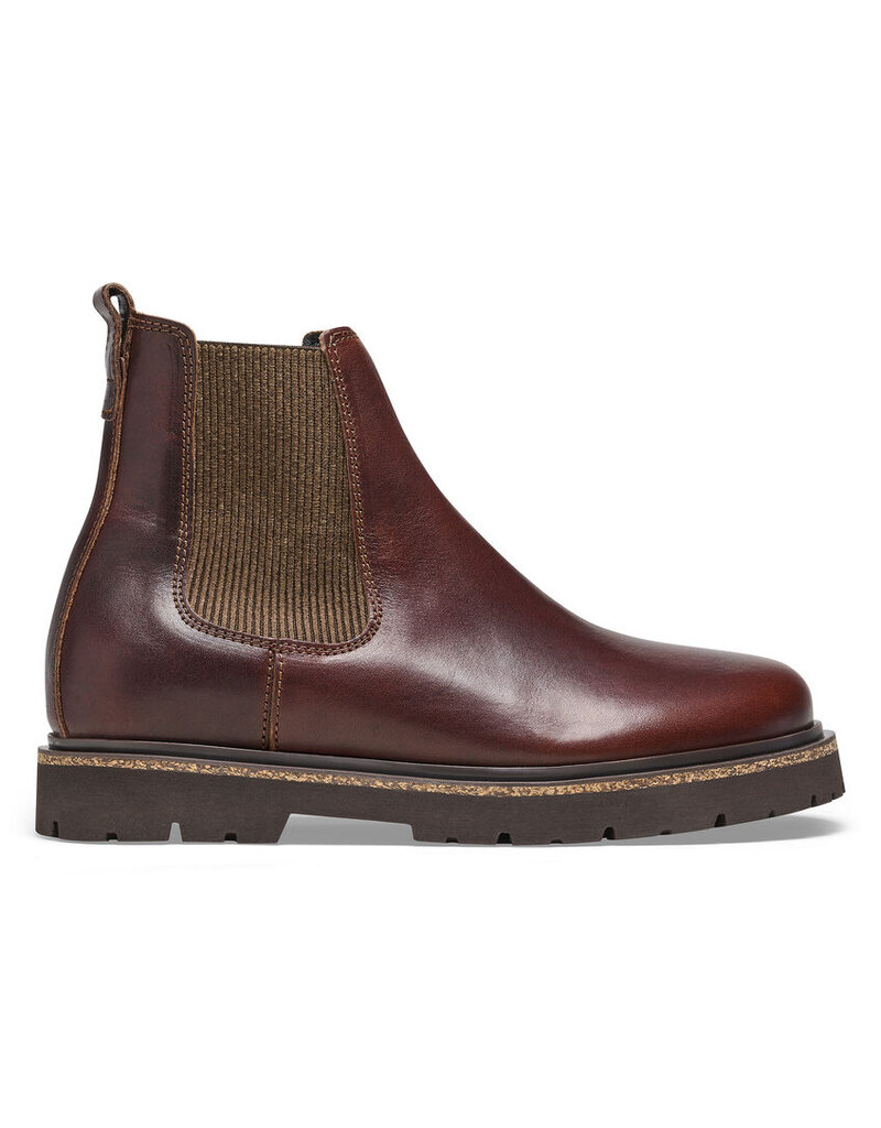 BIRKENSTOCK HIGHWOOD DEEP BLUE LEATHER-CHOCOLATE
