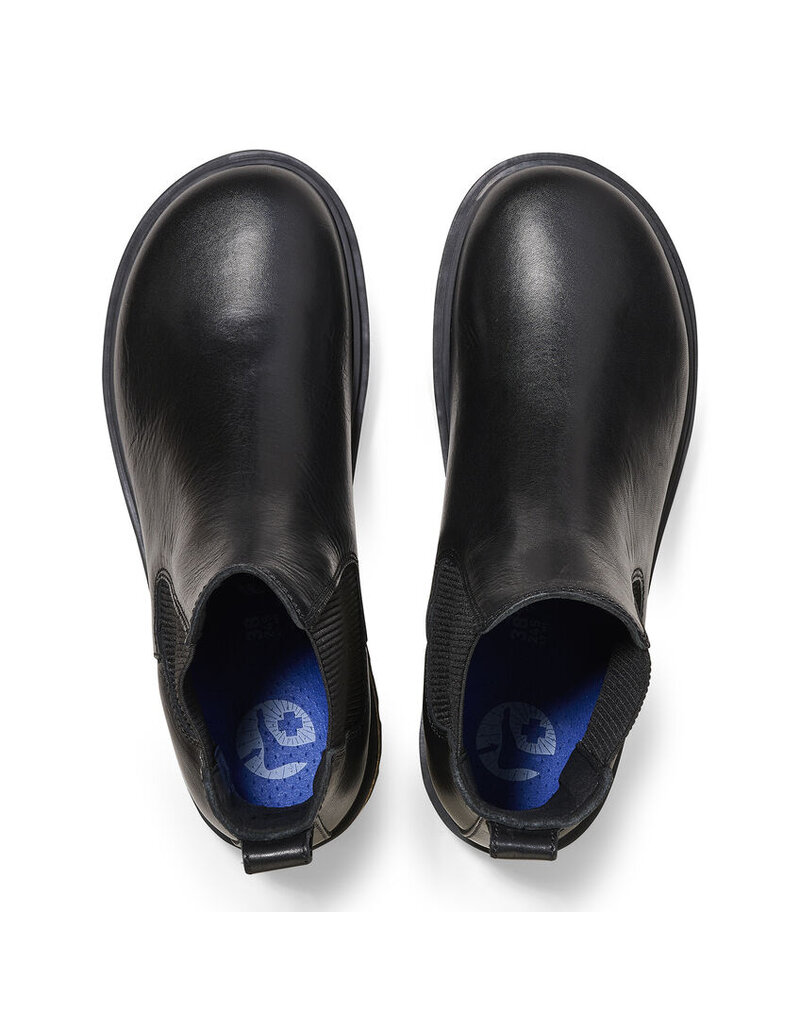 BIRKENSTOCK HIGHWOOD DEEP BLUE LEATHER-BLACK