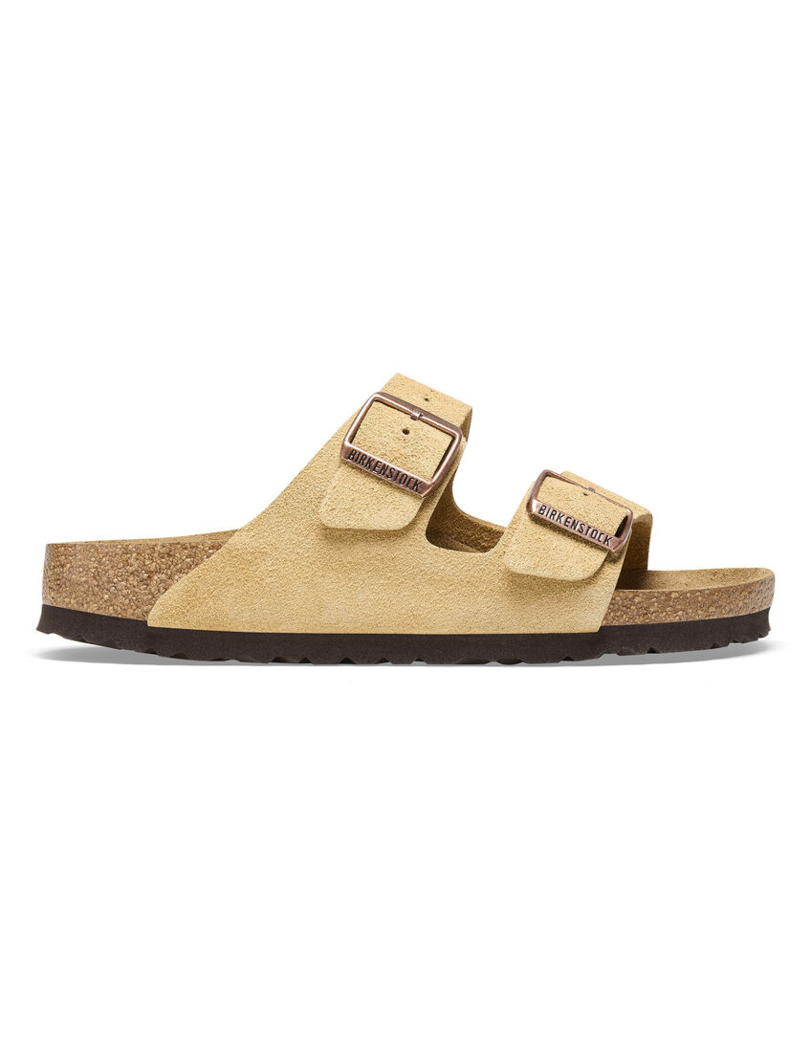 BIRKENSTOCK ARIZONA SUEDE-LATTE CREAM