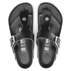 BIRKENSTOCK GIZEH BIG BUCKLE OILED LEATHER-BLACK - BEND SHOE CO