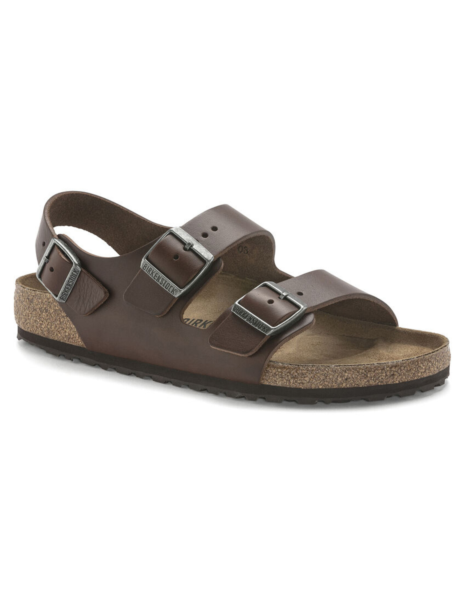 BIRKENSTOCK MILANO GRIP VINTAGE ROAST LEATHER