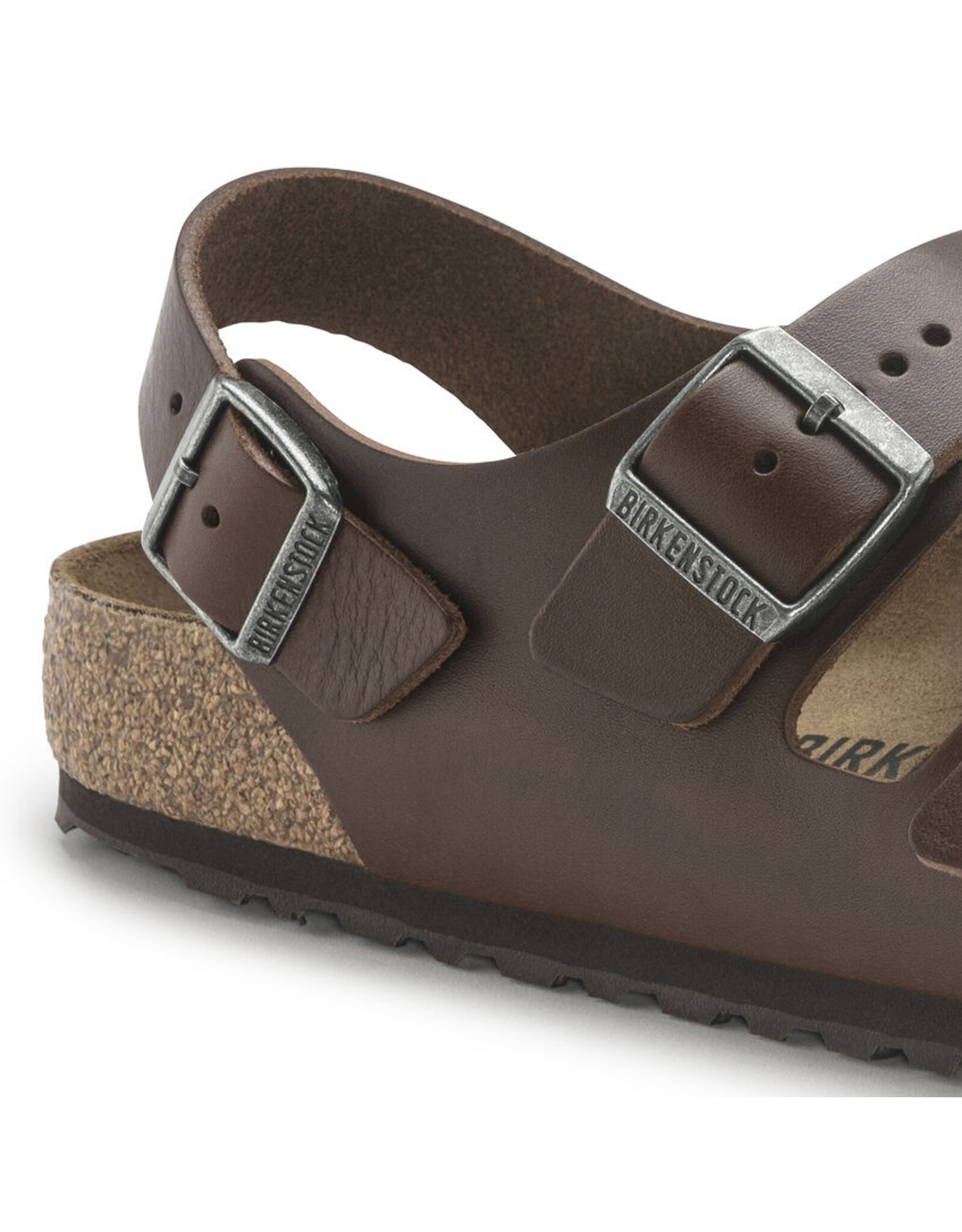 BIRKENSTOCK MILANO GRIP VINTAGE ROAST LEATHER