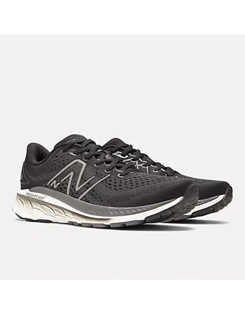 NEW BALANCE MEN'S 860V13-BLACK/WHITE/MAGNET