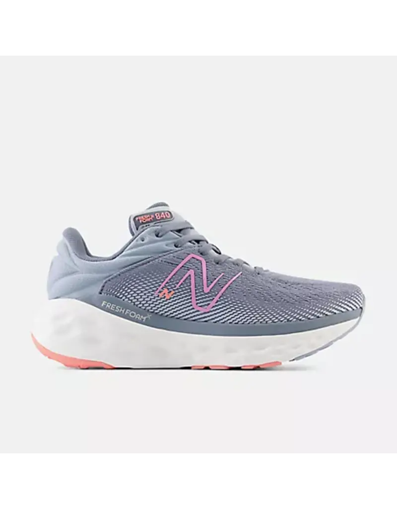 NEW BALANCE WOMEN'S 840FV1-ARCTIC GREY/RASPBERRY