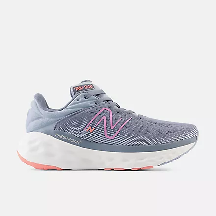 NEW BALANCE WOMEN'S 840FV1-ARCTIC GREY/RASPBERRY
