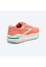 BROOKS WOMEN'S GHOST MAX-PAPAYA/APRICOT/BLUE