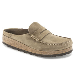 BIRKENSTOCK NAPLES GRIP SUEDE TAUPE