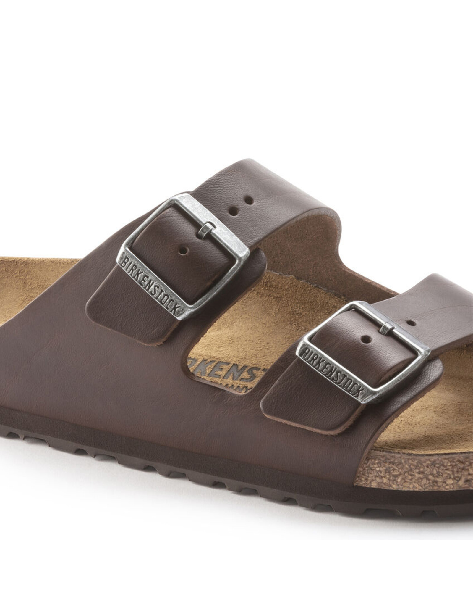 BIRKENSTOCK ARIZONA GRIP VINTAGE LEATHER-ROAST