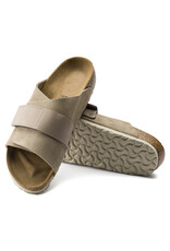 BIRKENSTOCK MEN'S KYOTO NUBUCK/SUEDE LEATHER-TAUPE