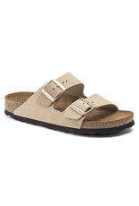 BIRKENSTOCK ARIZONA SOFT FOOTBED SANDCASTLE NUBUCK