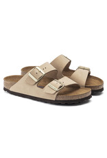 BIRKENSTOCK ARIZONA SOFT FOOTBED SANDCASTLE NUBUCK