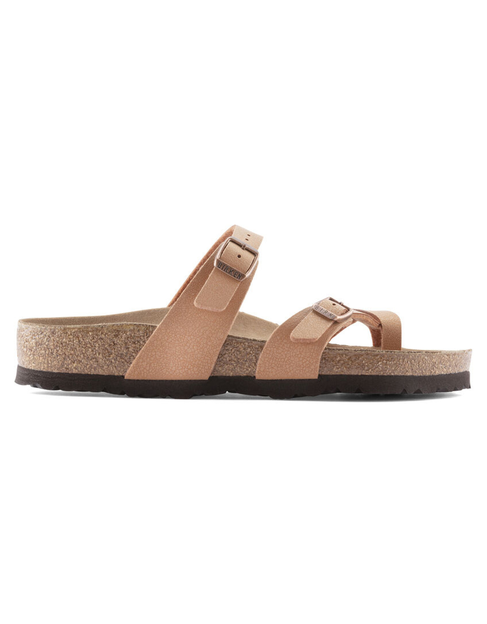 BIRKENSTOCK MAYARI VEGAN EARTHY BIRKIBUC-PECAN