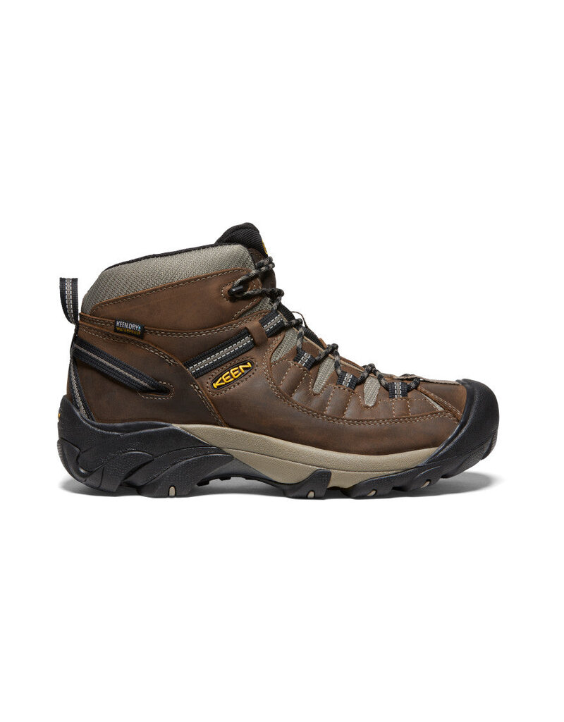 KEEN MEN'S TARGHEE II WATERPROOF MID-SHITAKE/BRINDLE