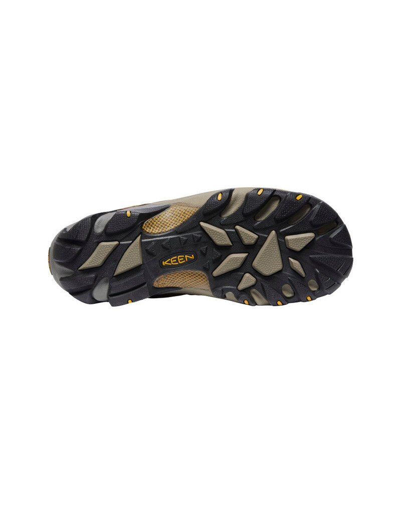 KEEN MEN'S TARGHEE II WATERPROOF LOW-CASCADE BROWN/GOLDEN YELLOW