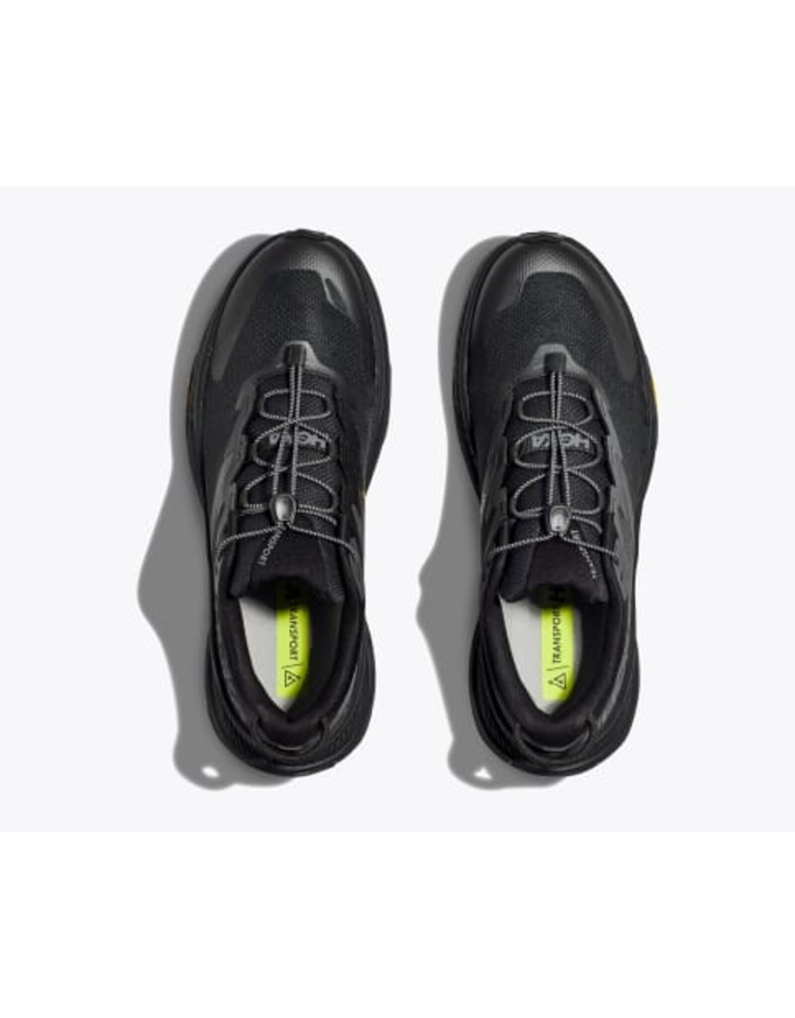 HOKA ONE ONE MEN'S TRANSPORT-BLACK/BLACK