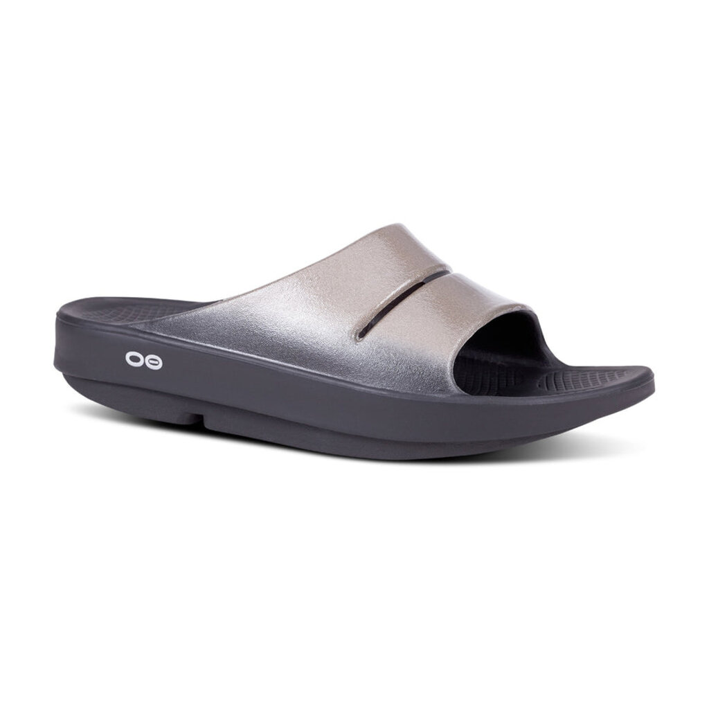 OOFOS WOMEN'S OOAHH LUXE SLIDE-LATTE