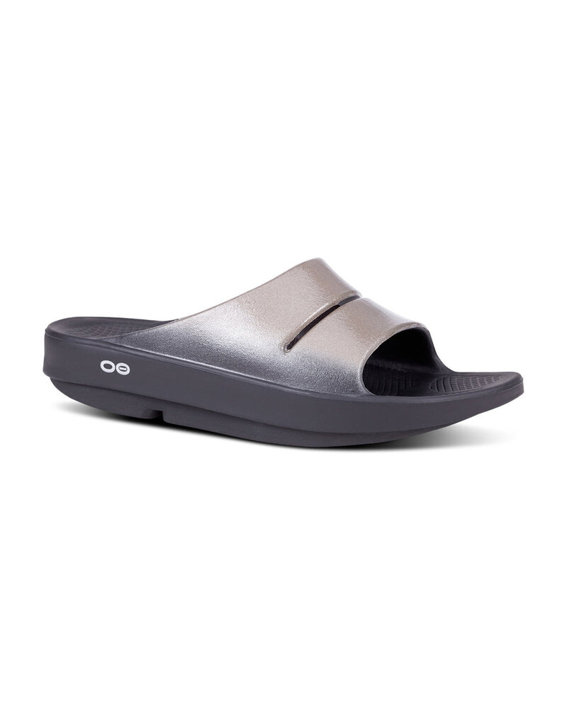OOFOS WOMEN'S OOAHH LUXE SLIDE-LATTE