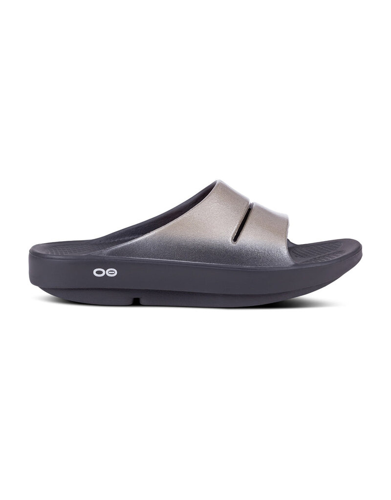 OOFOS WOMEN'S OOAHH LUXE SLIDE-LATTE