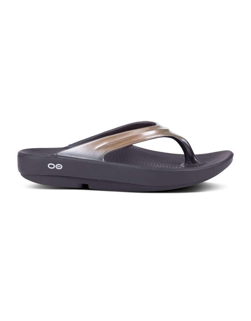 OOFOS OOLALA LUXE SANDAL-LATTE