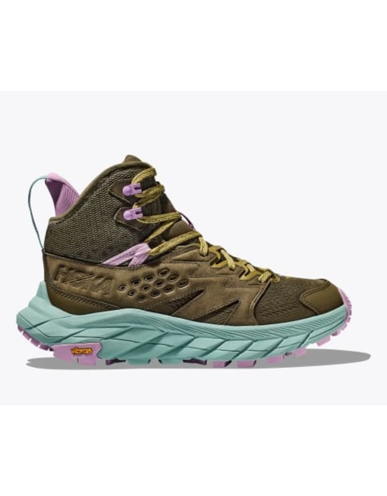 HOKA ONE ONE WOMEN'S ANACAPA BREEZE MID-DARK OLIVE/AGAVE