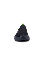 OOFOS OOMG MEN'S EEZEE CANVAS LOW-BLACK