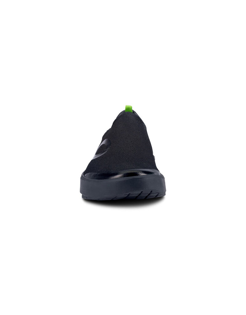 OOFOS OOMG MEN'S EEZEE CANVAS LOW-BLACK