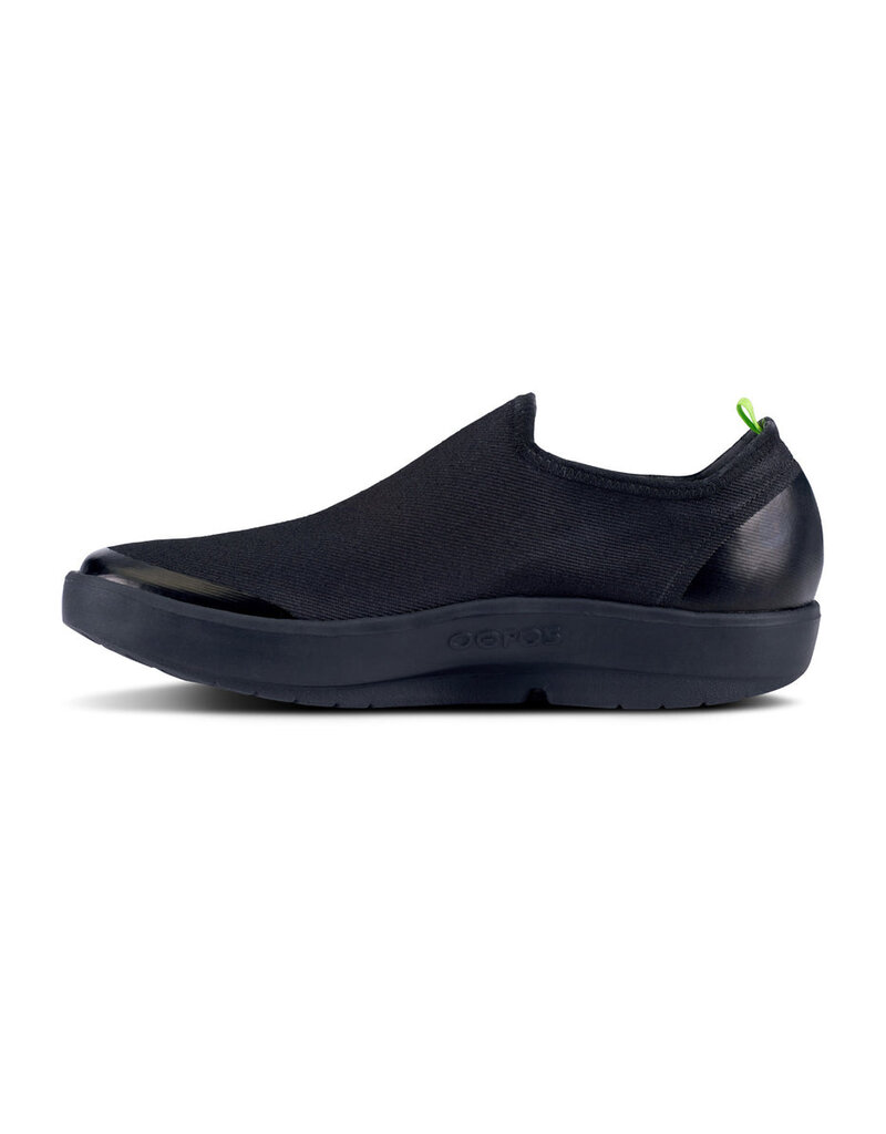 OOFOS OOMG MEN'S EEZEE CANVAS LOW-BLACK
