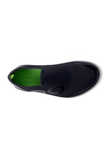 OOFOS OOMG MEN'S EEZEE CANVAS LOW-BLACK