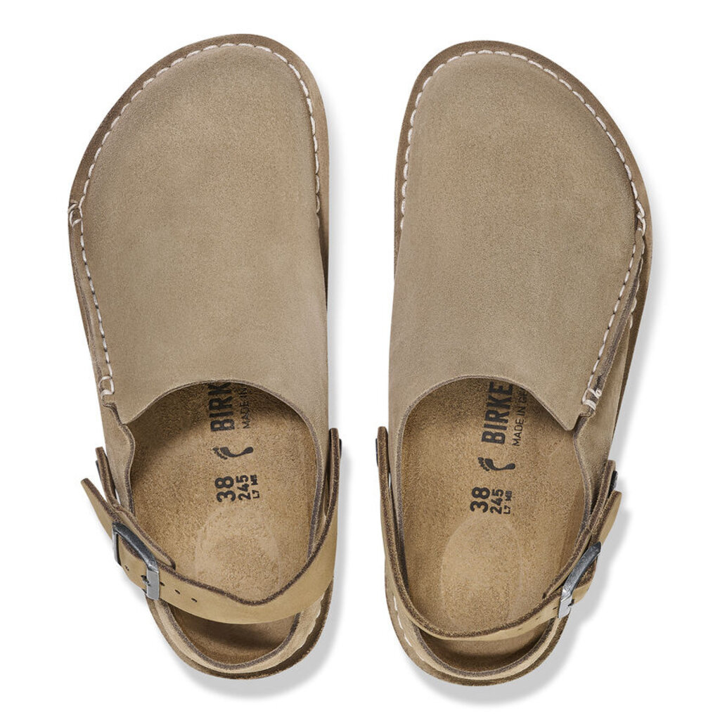 BIRKENSTOCK LUTRY SUEDE GRAY TAUPE