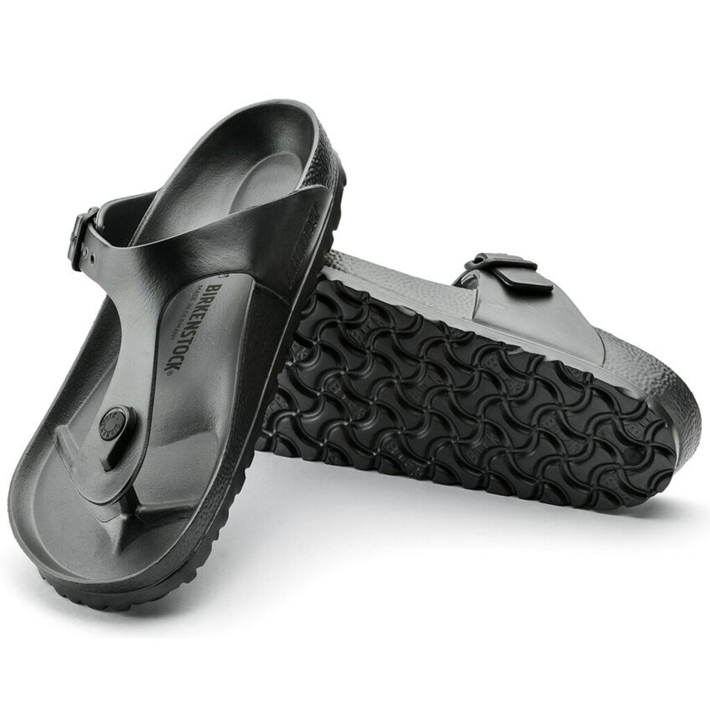 BIRKENSTOCK GIZEH METALLIC ANTHRACITE EVA - BEND SHOE CO