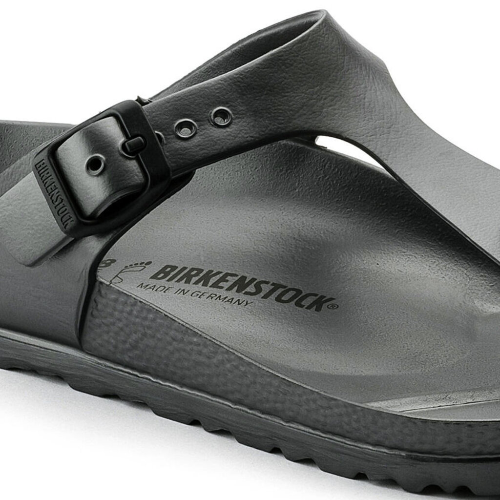 BIRKENSTOCK GIZEH METALLIC ANTHRACITE EVA - BEND SHOE CO