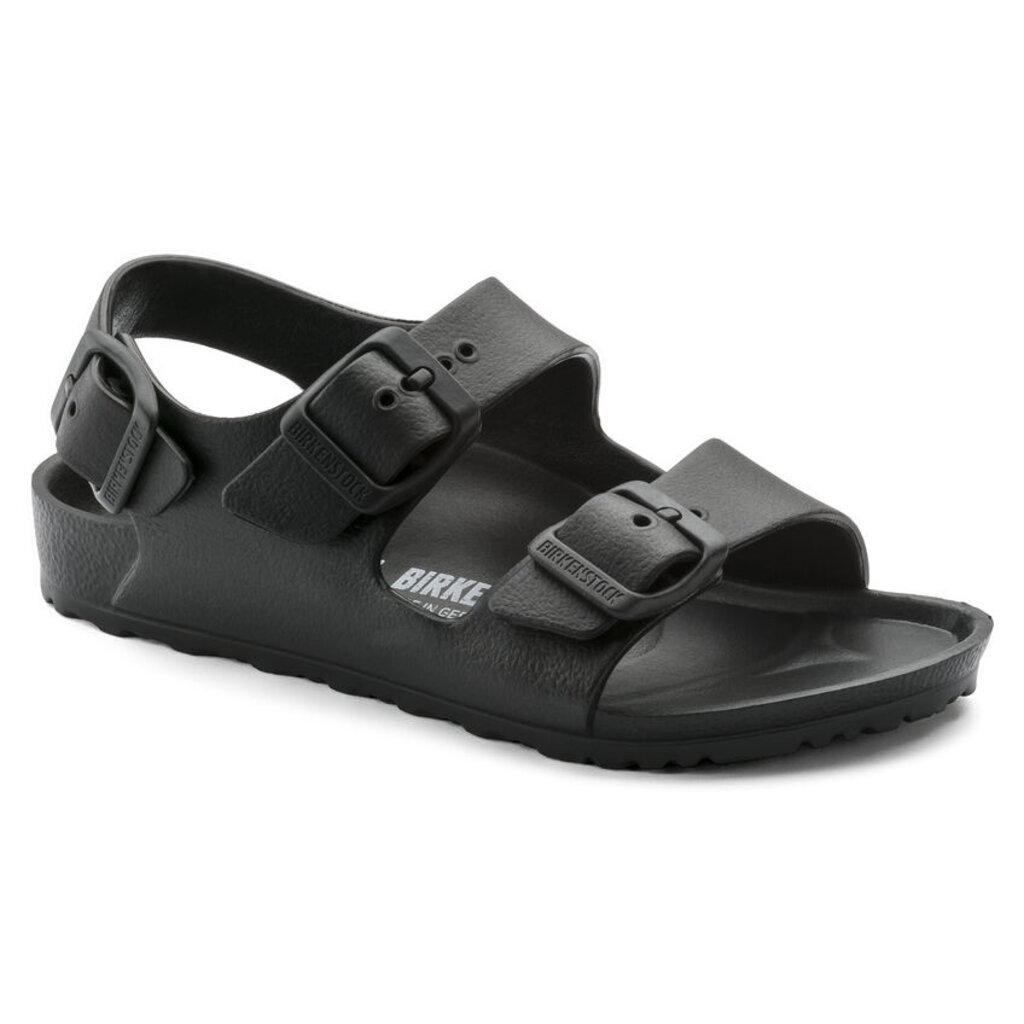 BIRKENSTOCK MILANO KIDS-BLACK EVA