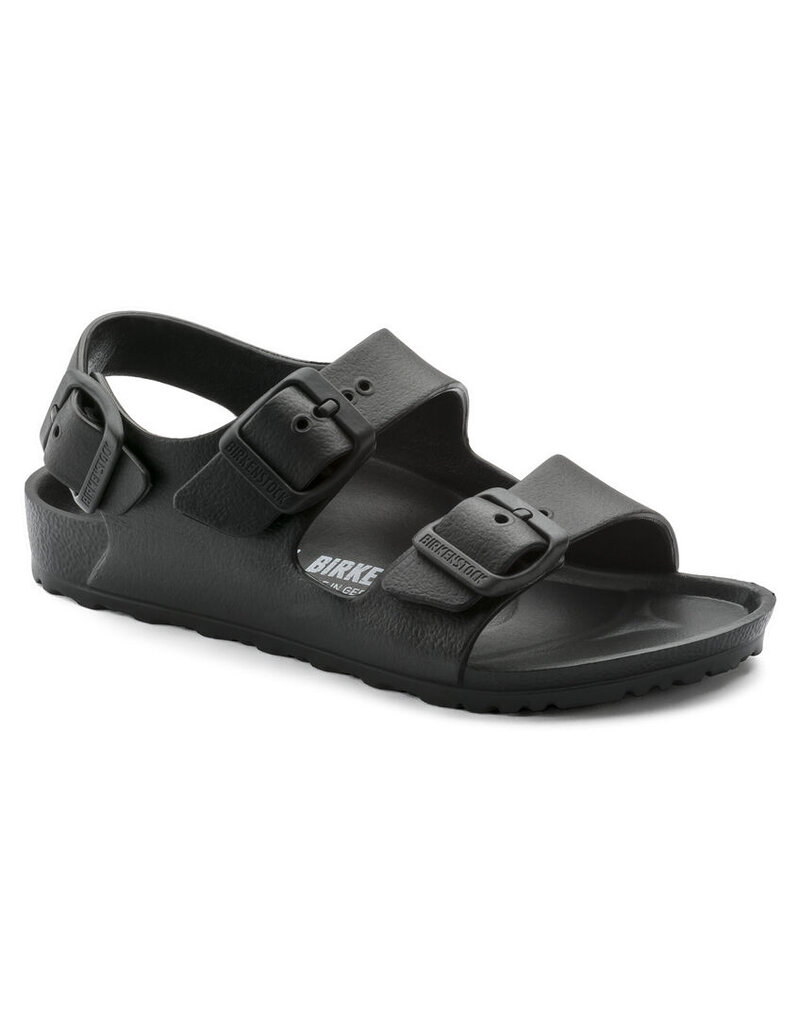 BIRKENSTOCK MILANO KIDS-BLACK EVA