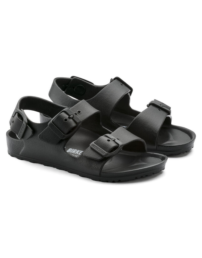 BIRKENSTOCK MILANO KIDS-BLACK EVA