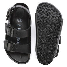 BIRKENSTOCK MILANO KIDS-BLACK EVA