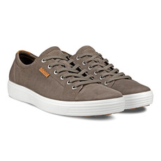 ECCO MEN'S SOFT 7 SNEAKER-DARK CLAY/LION