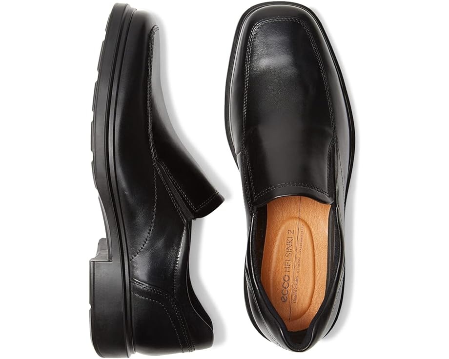 ECCO MEN'S HELSINKI 2.0 APRON TOE SLIP-BLACK